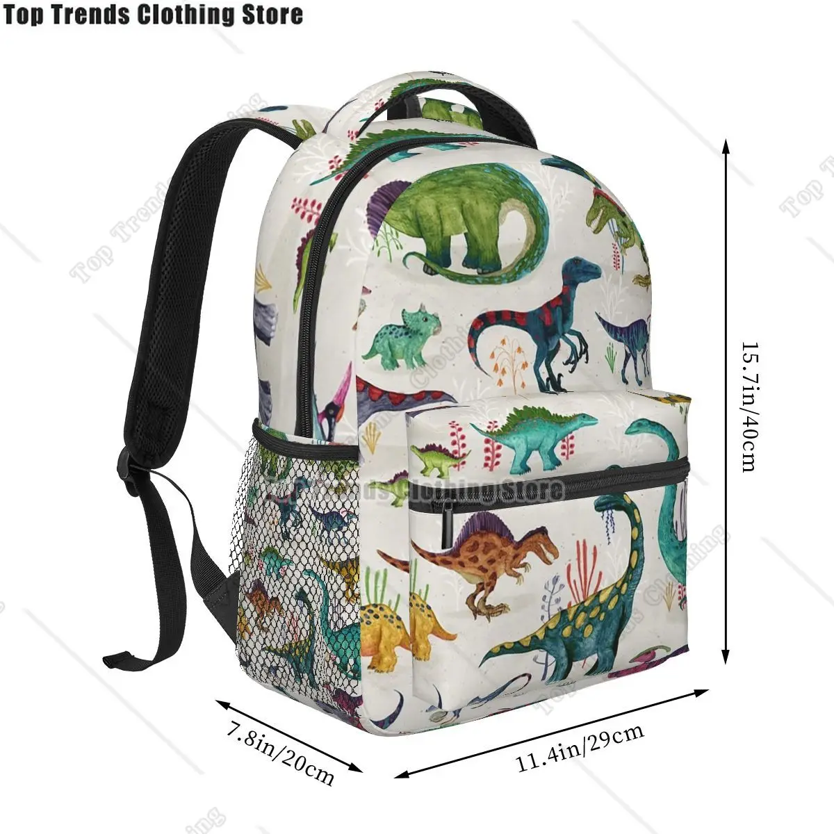 Bright Dinosaurs Backpacks Boys Girls Bookbag Children School Bags Cartoon Kids Rucksack Shoulder Bag Large Capacity