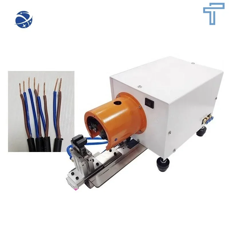 

Pneumatic Rotary Multi Core Wire Stripping Machine Rubber Wire Stripping Twisting Machine for Wire Harness Processing Equipment