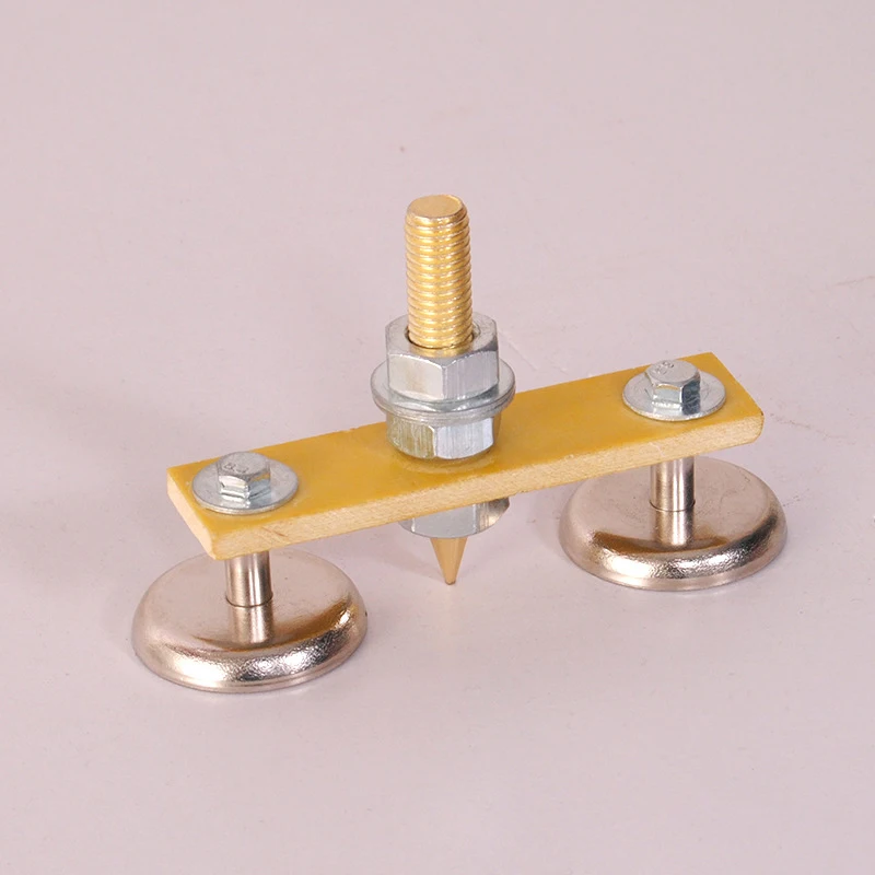 1 Set Metal Double Head Style Metalworking Magnet Head Magnetic Ground Clamp Metal Plate Welding Support Tool Accessories
