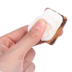 Nail Brush Manicure Pedicure Wooden Handle Soft Remove Dust Nail Cleaning Tools Brush Nail Care