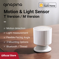 Qingping Motion & Light Sensor, Works with Apple HomeKit via Thread or Bluetooth