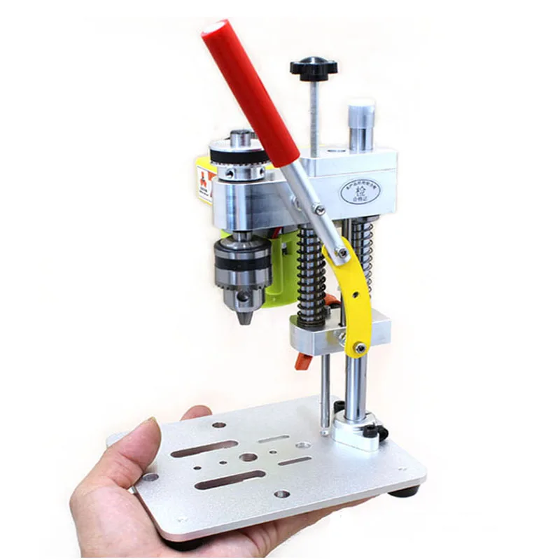 795 Motor B10 B12 JTO Metal Wooden DIY Crafts Tool Mini Drill Press Precision Table Drilling Machine Portable Benchtop Driller