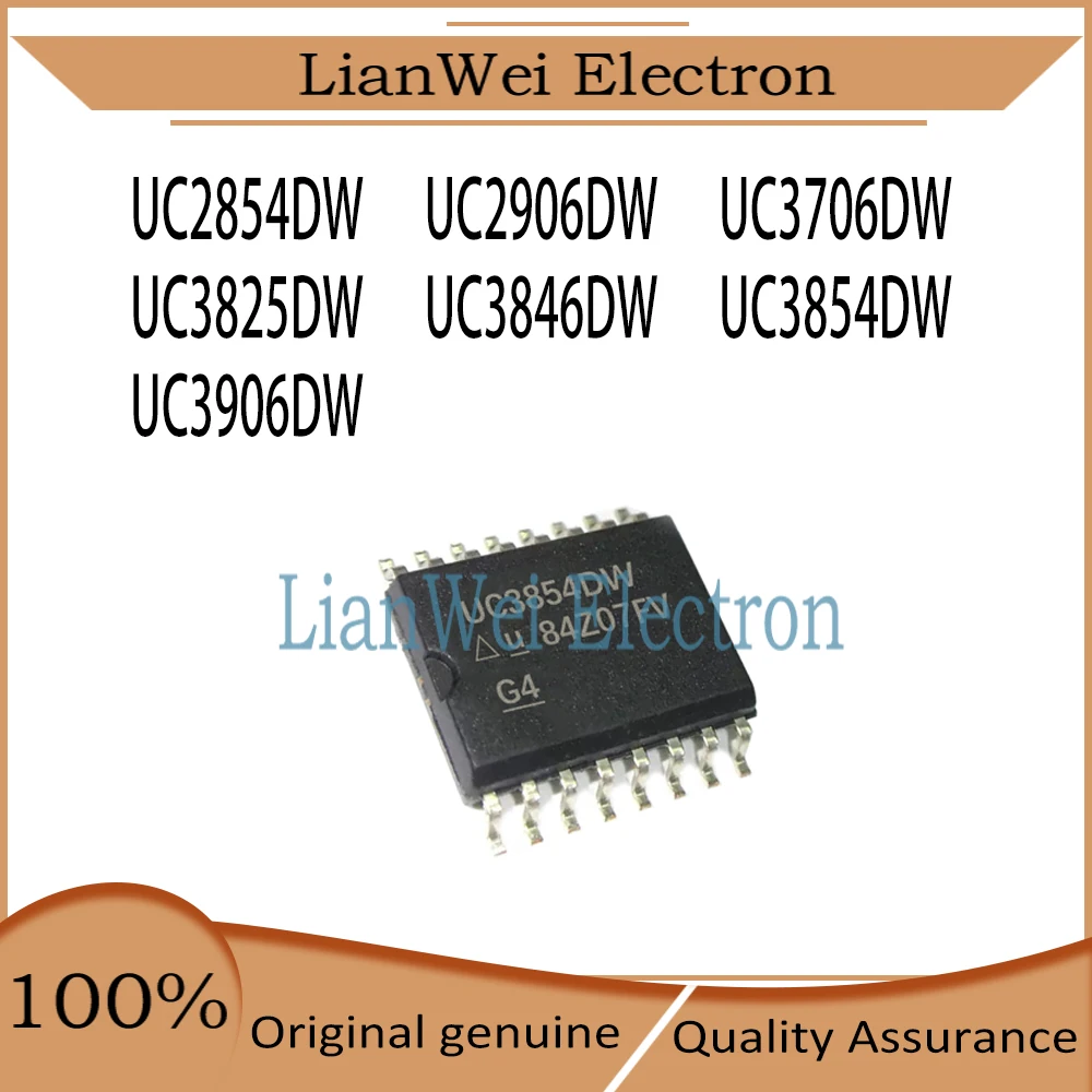 

UC2854DW UC2906DW UC3706DW UC3825DW UC3846DW UC3854DW UC3906DW IC Chipset SOP-16