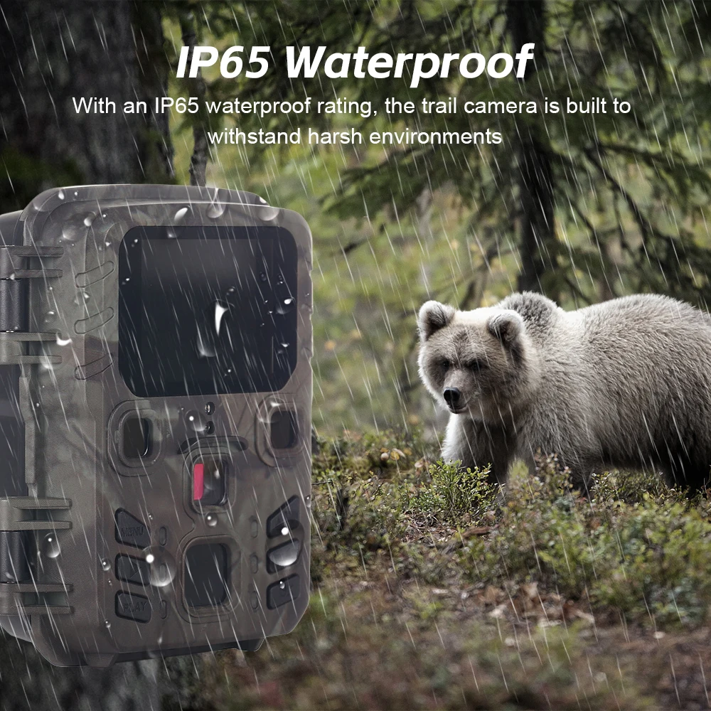 モーション起動ナイトビジョントレイルカメラ-03s-トリガー速度防水野生動物狩猟カメラ狩猟カメラ野生動物カメラ
