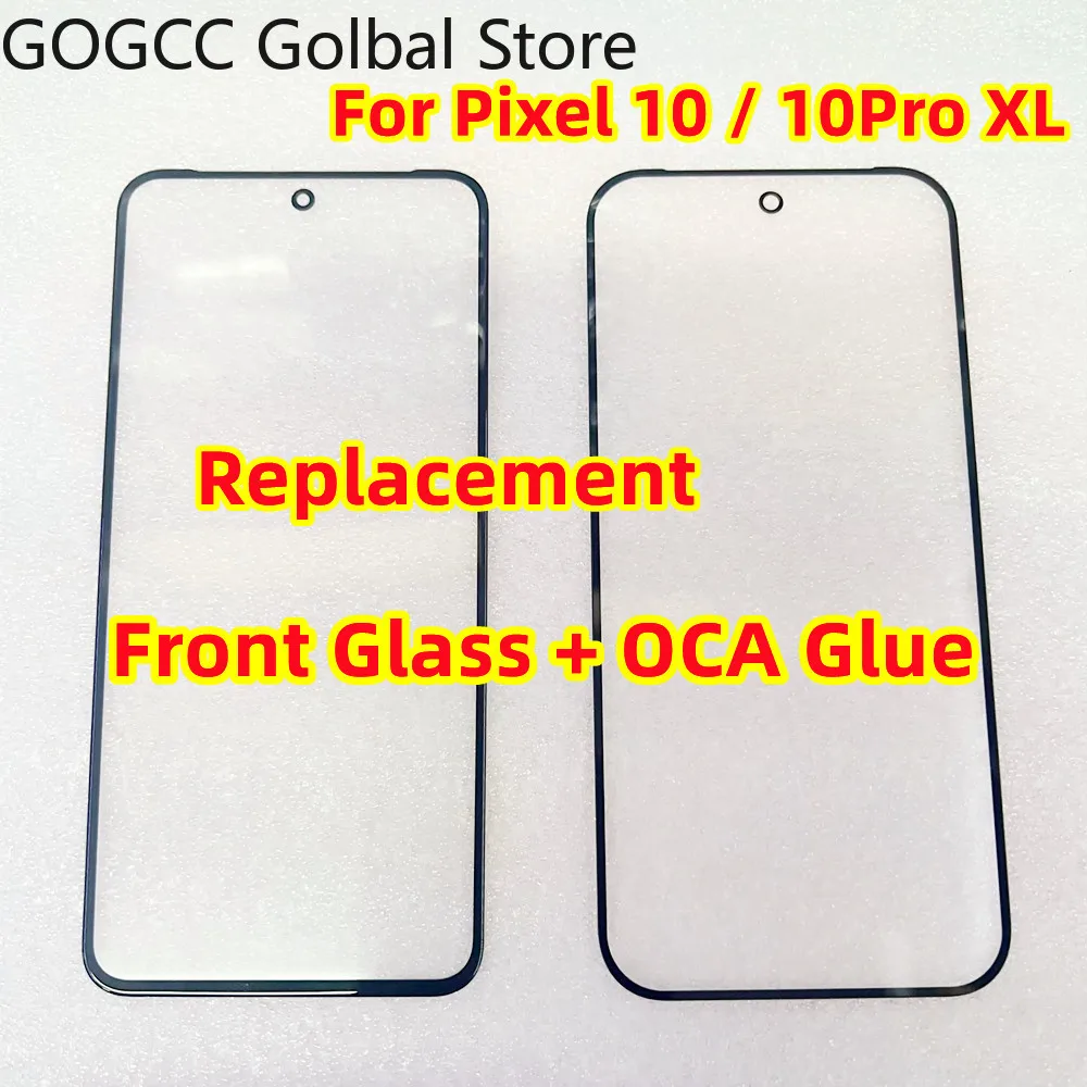 1/5Pcs Replace For Google Pixel 10 Pro Fold 10A Pixel10 Pro XL Front Outer Glass Lens LCD Touch Screen Panel + OCA Glue Parts