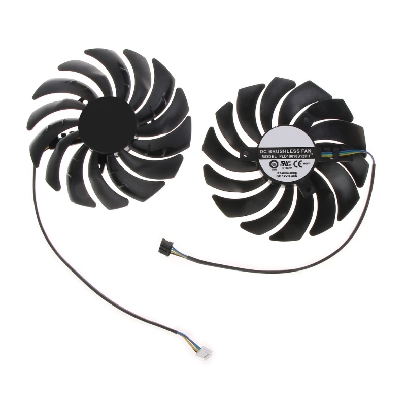 1 ventilador enfriador de 95mm 4 pines 12V PLD10010S12HH ventilador VGA ventilador para tarjeta gráfica para MSI RTX 3070 3060 3060Ti VENTUS 2X OC Cooler