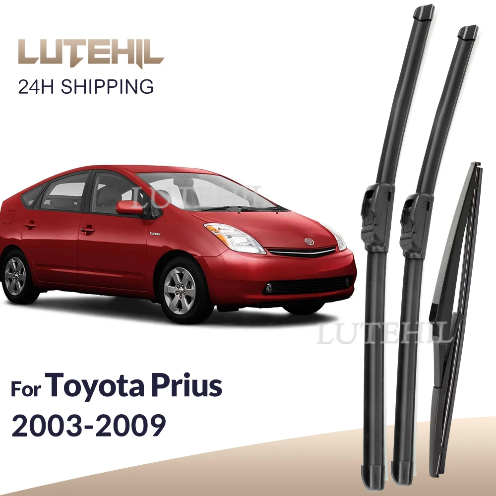 

For Toyota Prius 2003-2009 2004 2005 2006 2007 2008 Wiper Front & Rear Wiper Blades Windshield Windscreen Window 26"+16"+16"