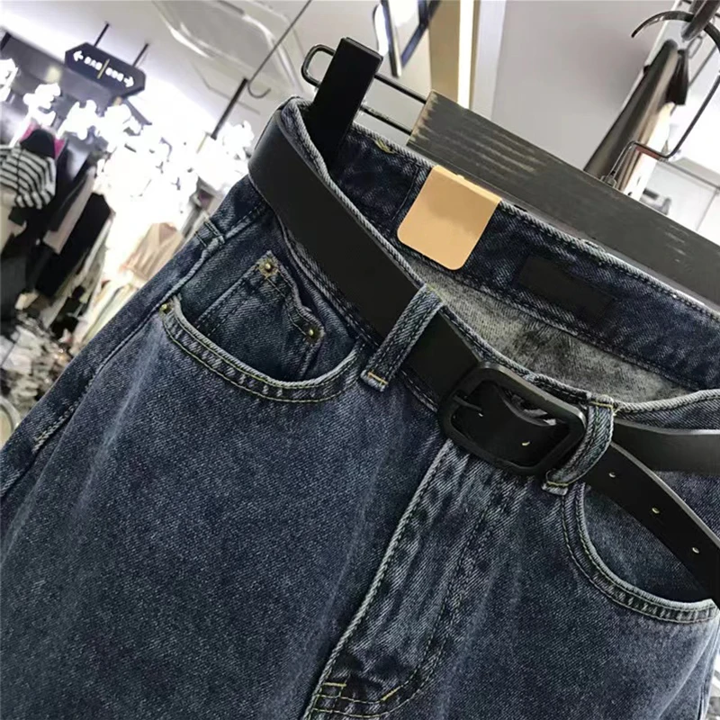 Calças Harlan de Cintura Alta para Mulheres Plus Size, Estilo Retrô, Versáteis, Soltas e Emagrecidas, Novas Calças de Outono e Inverno