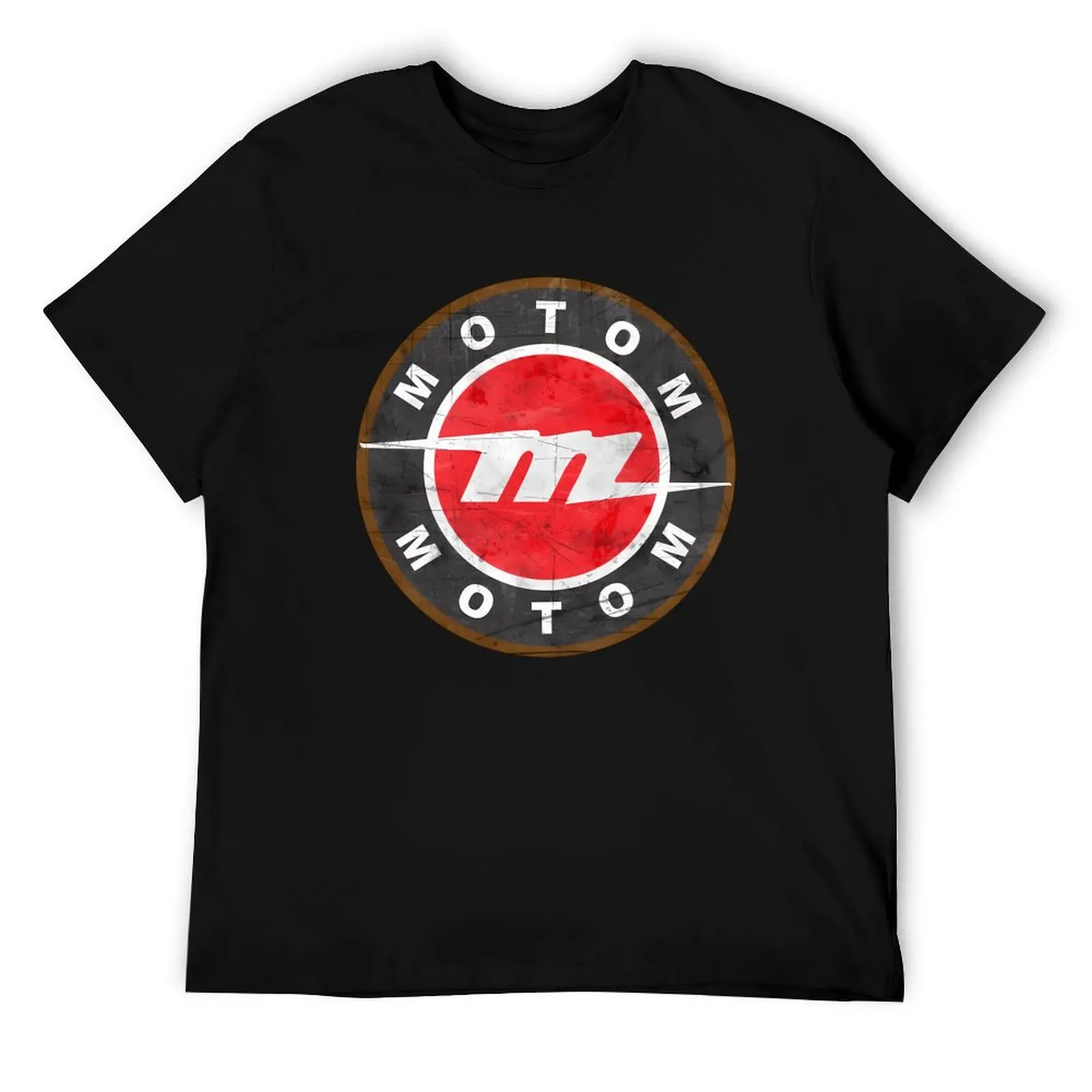 

Motom Motorcycles Retro Badge Motom Logo T-Shirt t shirts for man cotton funny men t shirt cotton 100% T-Shirt