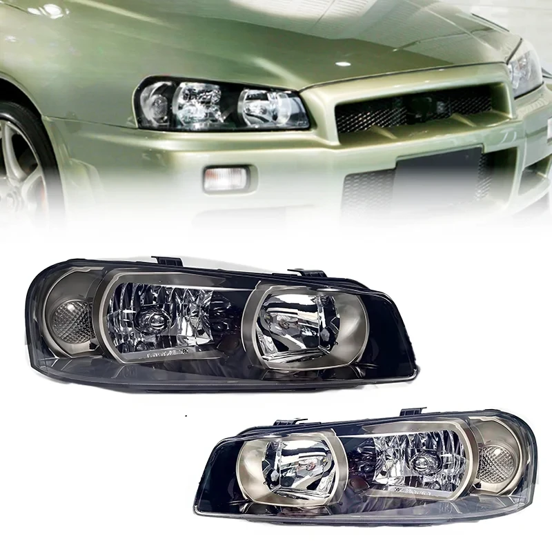 

Head Lamp 99-02 2003-2007 Original Headlight Suitable for 5th Generation R34 GTR GT-R 1999-2002
