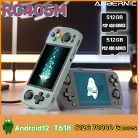 ANBERNIC RG405M PS2 Portable Retro Handheld Game Console 4 Inch IPS Touch Screen T618 HD Alloy Android12 512G 256G PSP Games