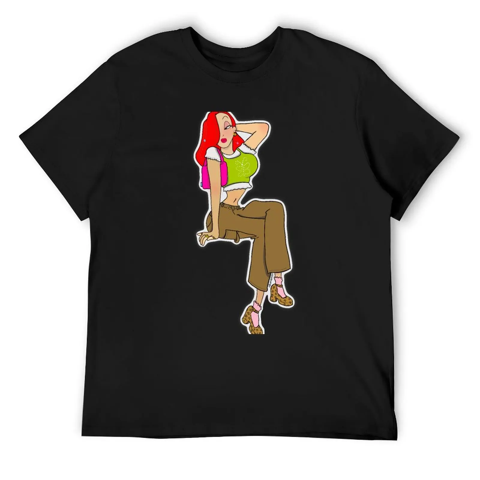 Jessica Rabbit Re-Imagined in 2020 T-Shirt vintage clothes vintage graphic tee vintage oversizeds mens funny t shirts