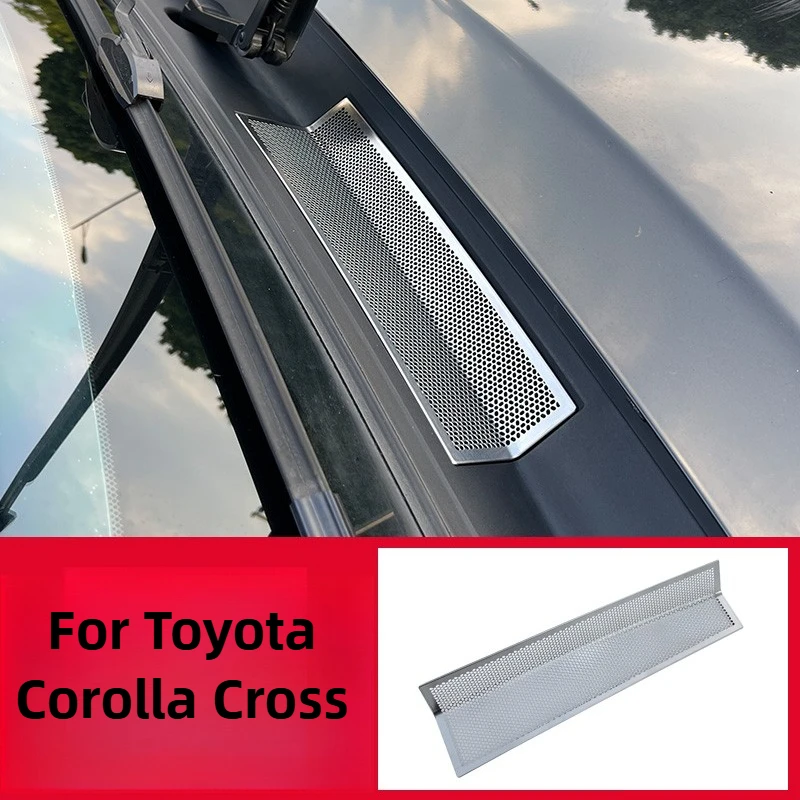 

Передняя крышка двигателя с защитой от засорения для Toyota Corolla Cross, аксессуары 2024, нержавеющая сталь, полая, специальная, грязеотталкивающая