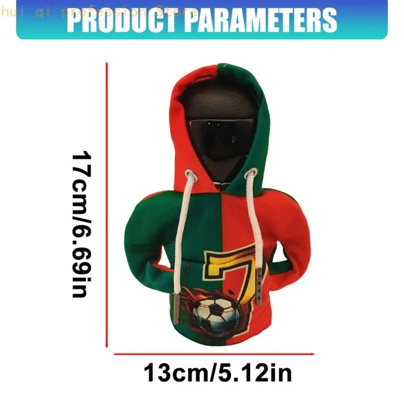 Auto Gear Shifter Hoodie Gearshift Cover Sweatshirt Gearstick Hoodie Cover H8WE – Detail 6