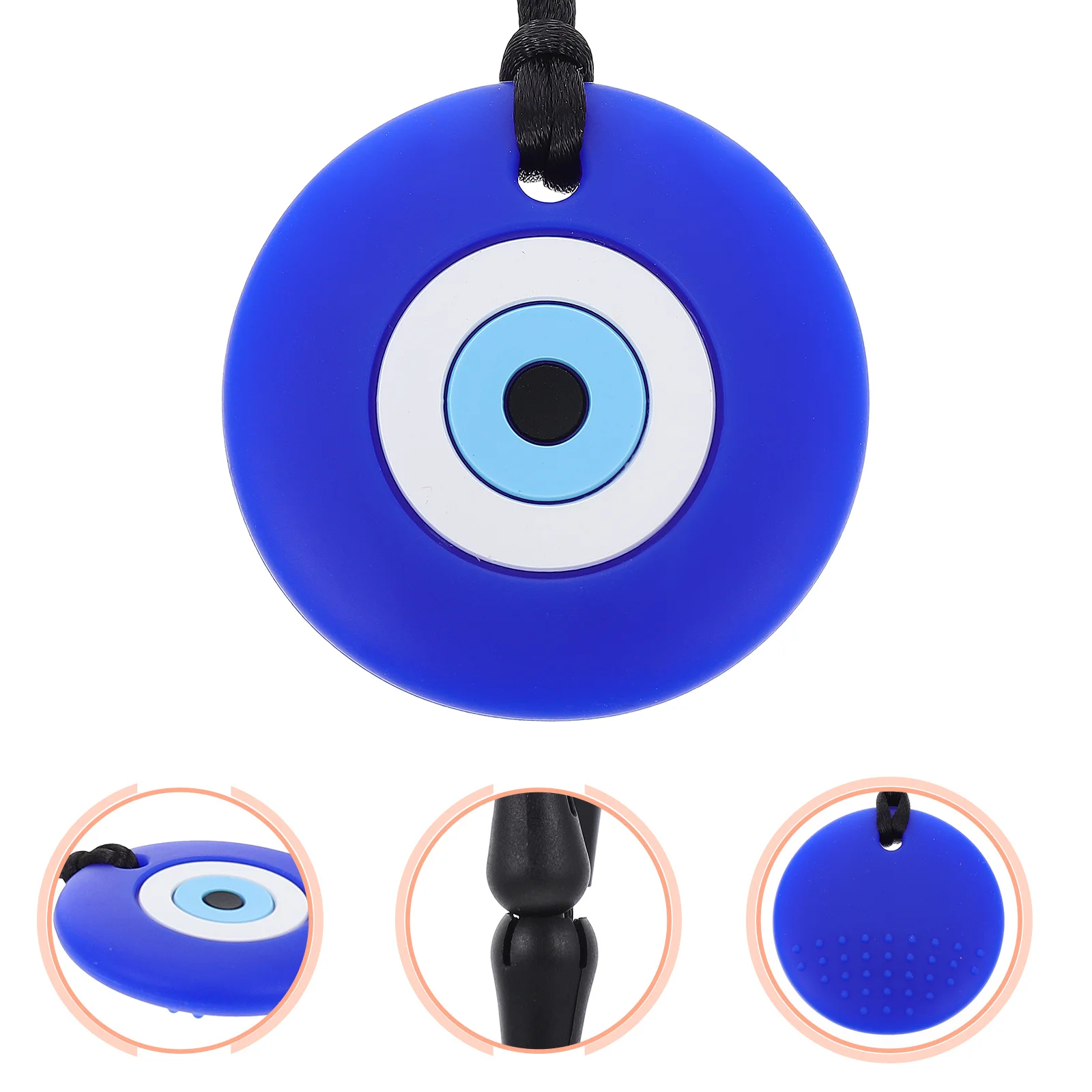 

Eyes Bite Gel Durable Baby Chew Pendant Blue Silicone Cartoon Molar Rod Lightweight Bite Resistant Practical Chew For Teething