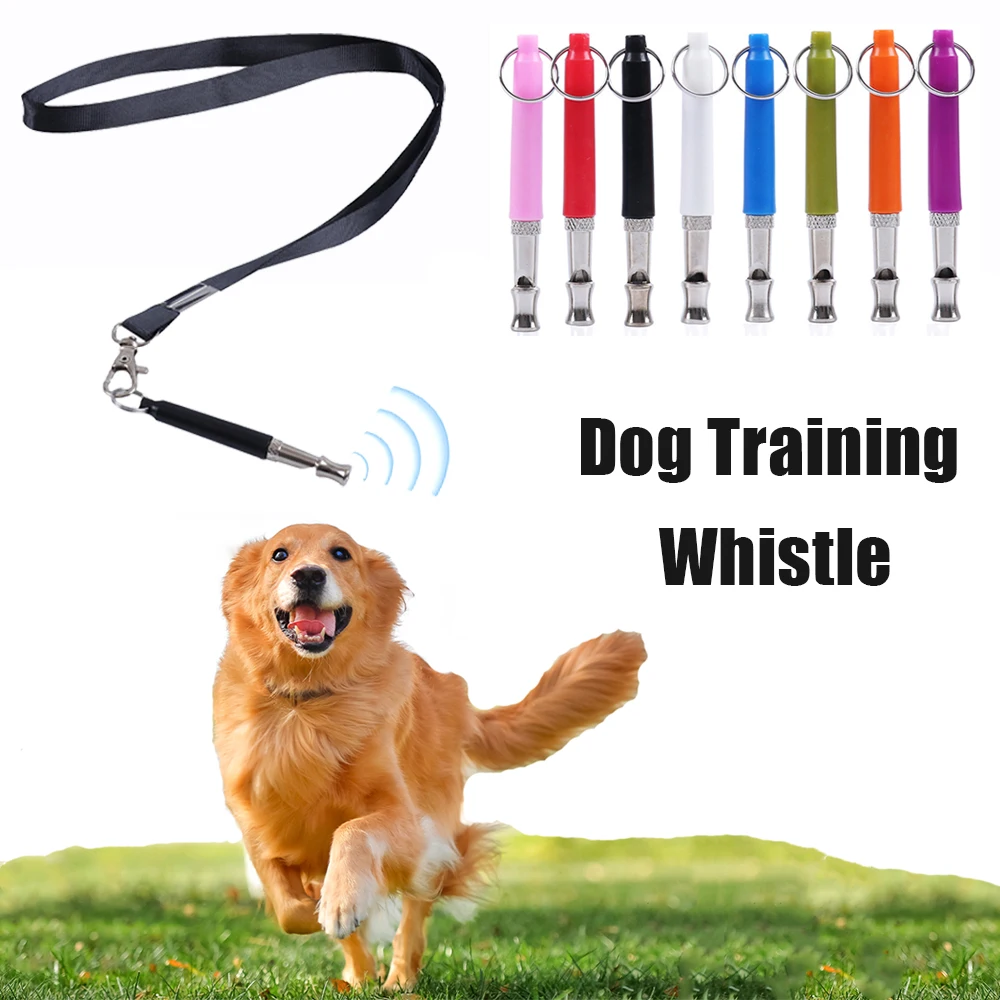 

Pet Dog Training Whistle Copper Ultrasonic Dog Trainer Adjustable Dog Training Flute Portable Keychain Puppy Dog Accessories