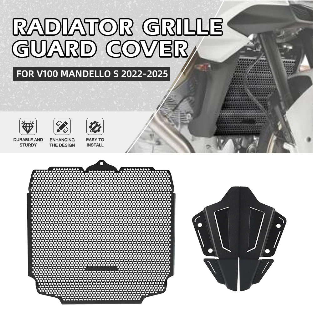 

For Moto Guzzi V100 Mandello S 2022-2023-2024-2025 Motorcycle Accessories Radiator Grille Guard Cover Grill Protection Part