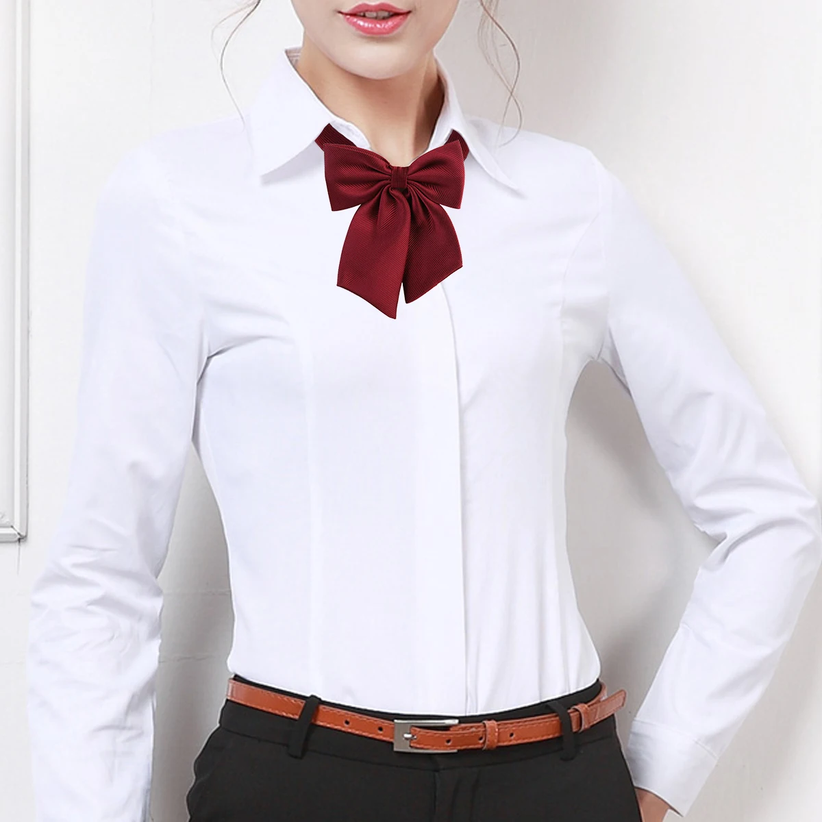 

Men Black Pre-Tied Bow Tie Adjustable Strap Perfect Knot for Any Occasion Pre-Tied Bow Tie Men Bowtie Black Bowtie