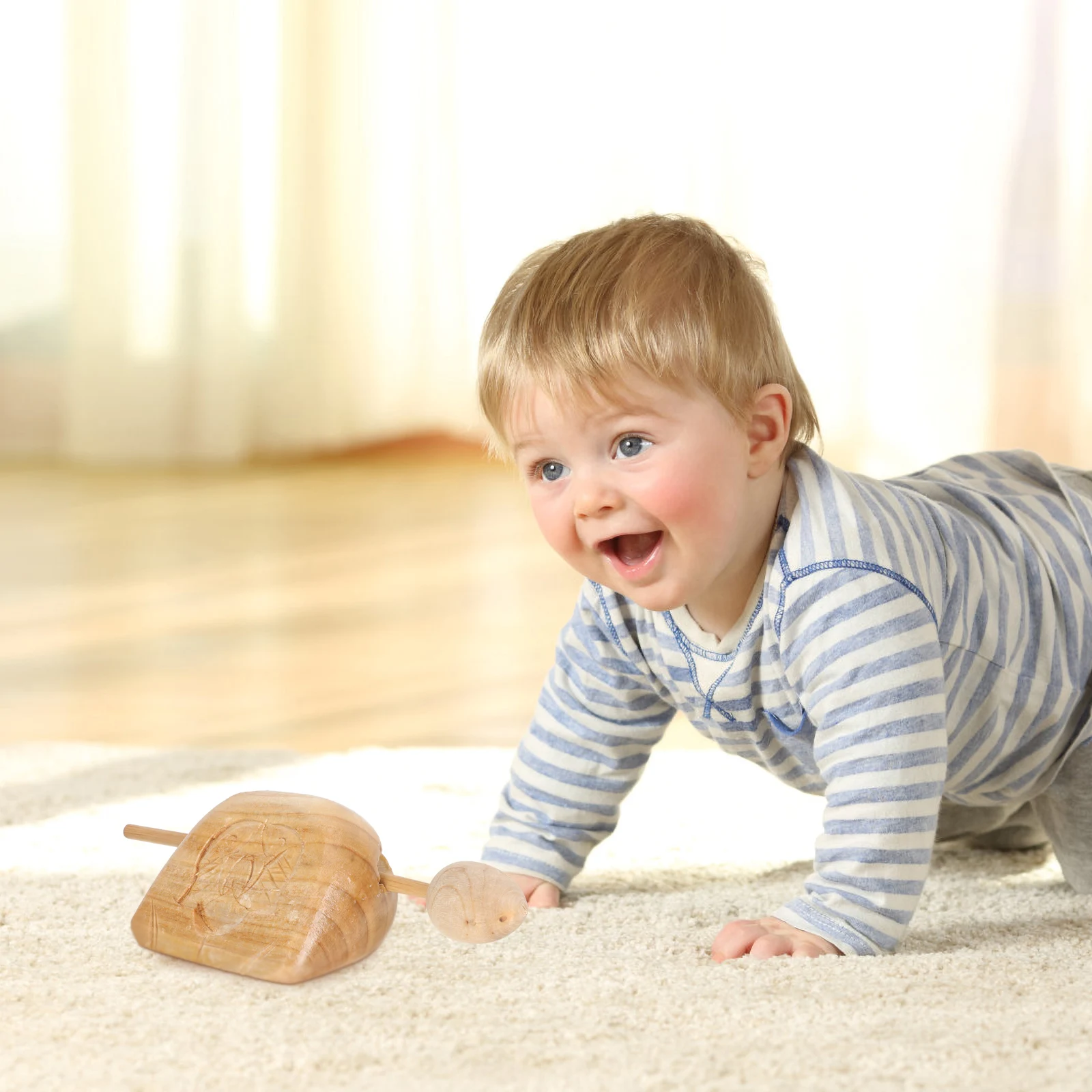 

Small Wooden Fish Instrument Toys for Toddlers Baby Musical Instruments Large Infant Percussion