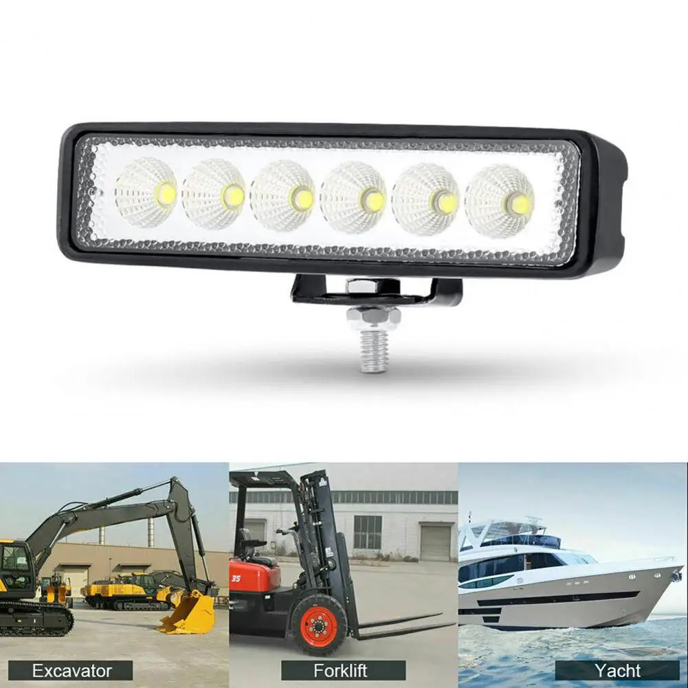 Convenient Exquisite 6 LED Beam Spotlight Bar Impact Resistant LED Light Bar Stable for ATV