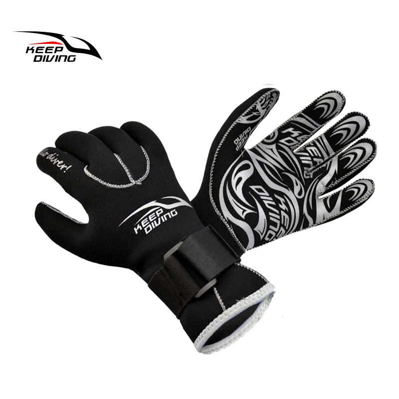 

KEEP DIVING 3MM Genuine Neoprene Gloves Anti Scratch and Keep Warm for Scuba Diving Winter Swim Spearfishing Kayaking Surfing