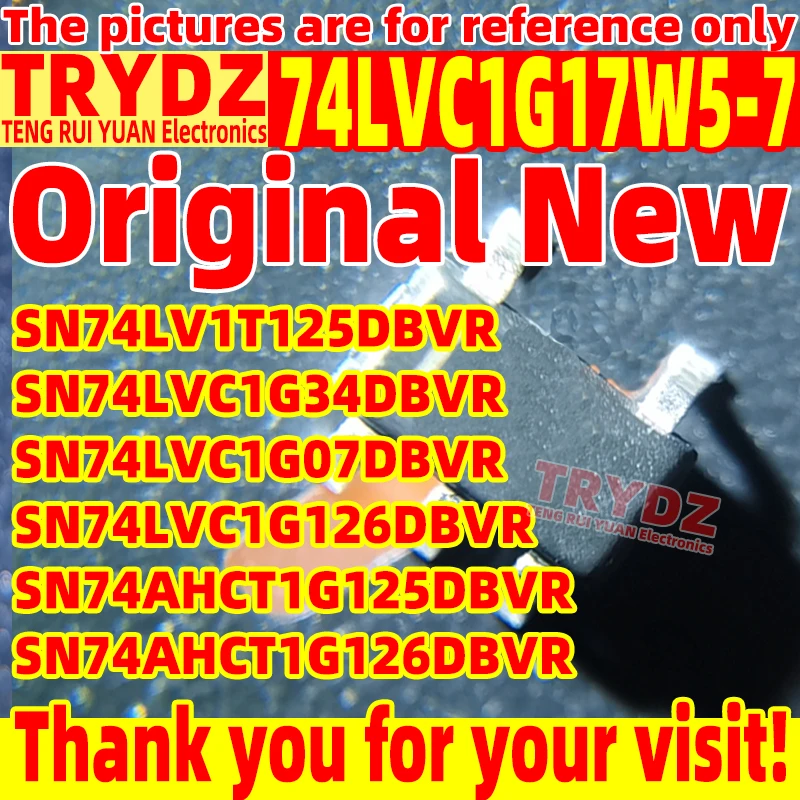 100-10pcs 74LVC1G17W5-7 SN74LV1T125DBVR SN74AHCT1G126DBVR SN74LVC1G34DBVR  SN74LVC1G07DBVR SN74LVC1G126DBVR SN74AHCT1G125DBVR
