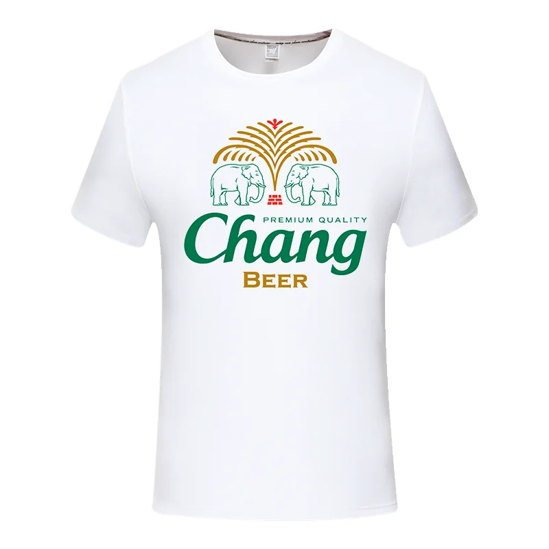 

MEN T SHIRT CHANG BEER THAILAND ELEPHANT kids tees soft New Thai retro MLXL male brand teeshirt men summer y2k t shirt for men