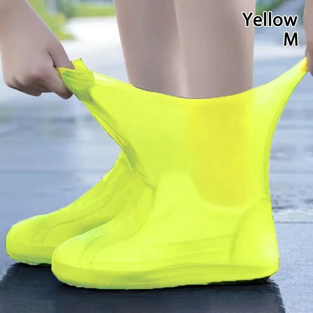 

Walking Shoes Latex Shoe Covers Waterproof Reusable Rain Shoe Cover Elastic Shoes Protectors Rain Boot Unisex