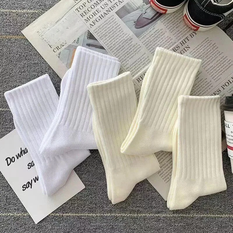 Breathable Sweat Absorbent Running Sports Mid-Calf Socks Unisex Outdoor Wearable Cotton Couple Famous Spring Summer Socks