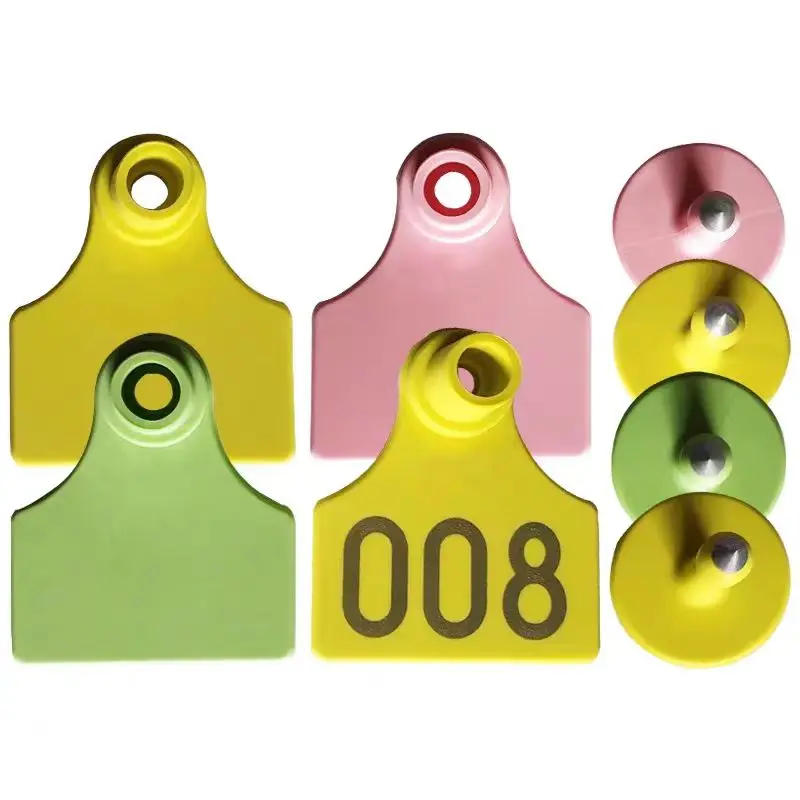 

Environmentally Friendly Plastic Ear Tag Management Solutions for Pig Sheep Goat Cattle Flock Points Ear Labels Farm Use