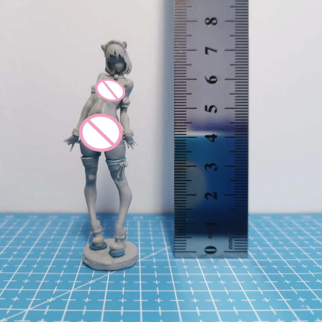 

Масштаб 1/24, фигурка из смолы, кошка, девушка, шаггер, CAT Nsfw, сборная модель, комплект, разобранная и неокрашенная игрушка для 3D-печати 1186