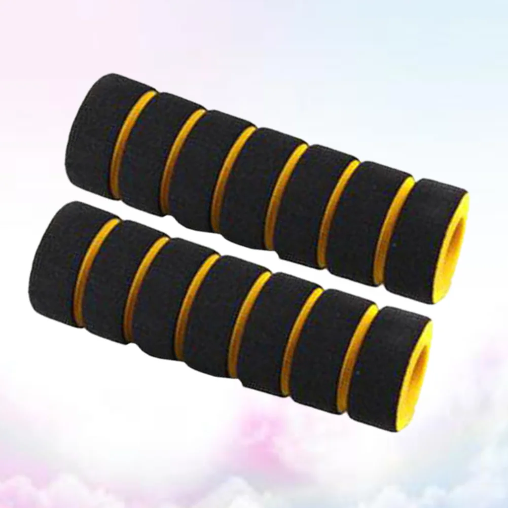 

2pcs Sponge Bike Grips Handlebar Covers Non-Slip For Mountain Electric Folding Bike Scooter Tricycle Wheelchair Cycling Ride