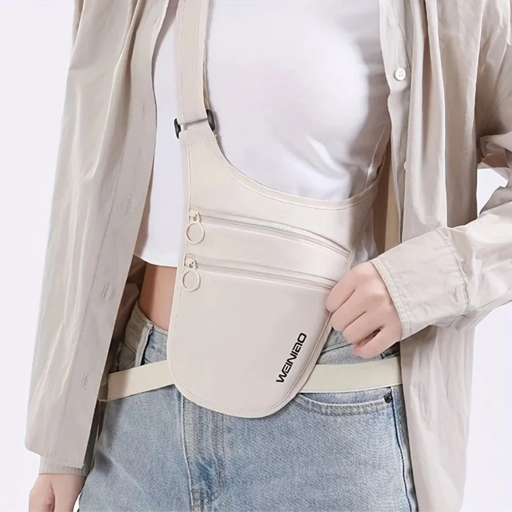 Travel Anti-Theft  Hidden Waist Bag, Can Store Passport ID Money Credit Card Secure Crossbody Small Bag, Sports Running Belt Bag