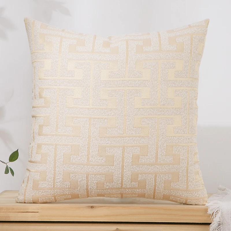 1 PC Chenille Jacquard Throw Pillow Cover Home Sofa Decoration