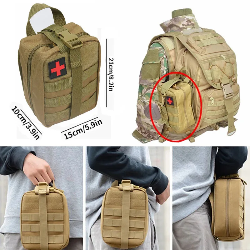 Kit di pronto soccorso tattico Kit medico di emergenza all\'aperto veicolo da caccia militare campeggio strumento di sopravvivenza borsa militare Edc