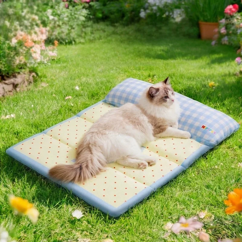 

Portable Pet Mat Bed All-Season Waterproof Cool Sensation Dog Ice Pad Summer Temperature Control Pet Pad Home Use Fan Acc...