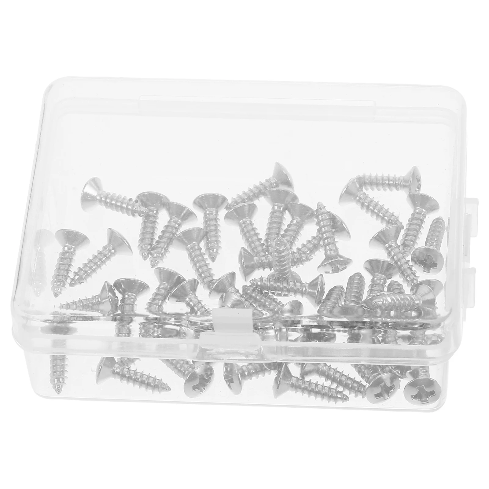 

50Pcs Guitar Pickguard Screws Electric Bass Universal Pickup Mounting Hardware Smooth Heads Easy Installation Durable Metal