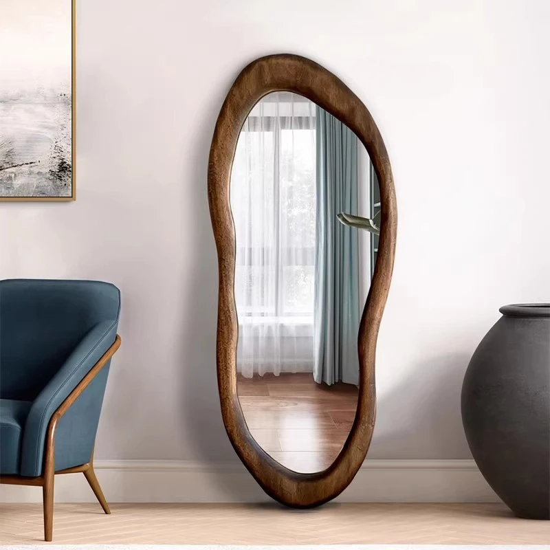 Długie lustro stojące do sypialni, salonu, dekoracyjne, długa konstrukcja, espejo cuerpo completo, meble, urocze, duże lustra dekoracyjne.