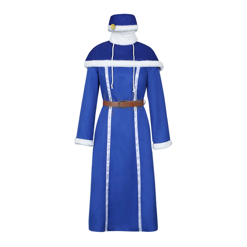 Women's Cosplay Lockser Juvia Long dress Costume Halloween Party cos