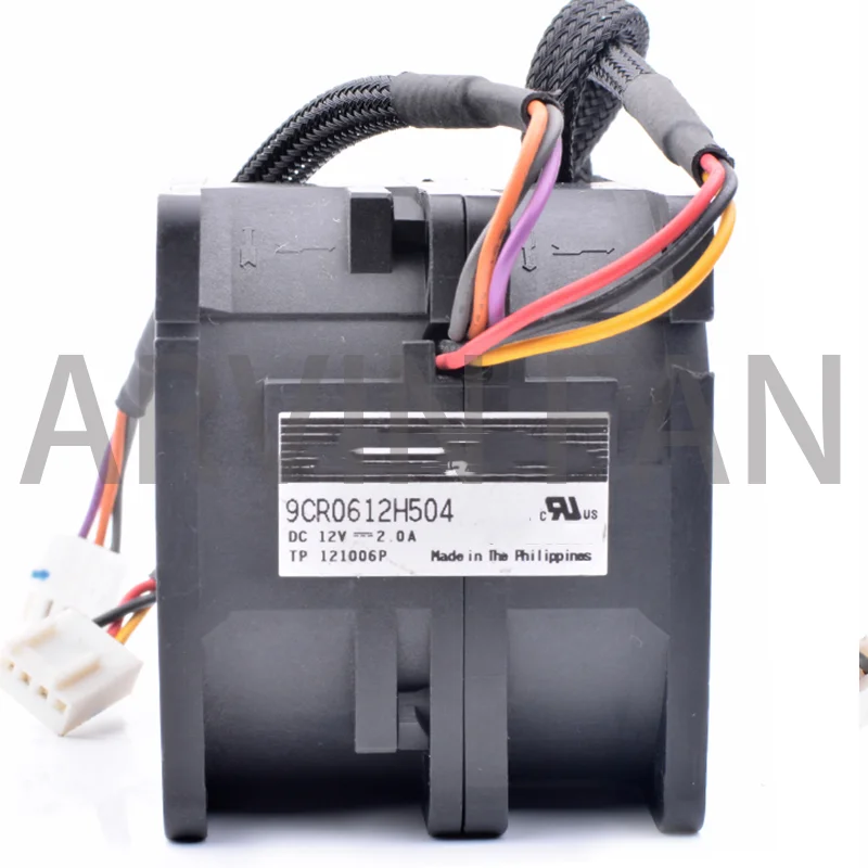 

Brand New Original 9CR0612H504 6cm 6050 60x60x50mm 12V 2.0A Server Dual Motor Cooling Fan