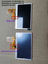 For 4.3'' Inch 40 Pin LCD Display Common Screen GL043056B0-40 HD430B0-24 043056B0 GL04303600-40 ZNL043T702-P40 480(RGB)*272 Test