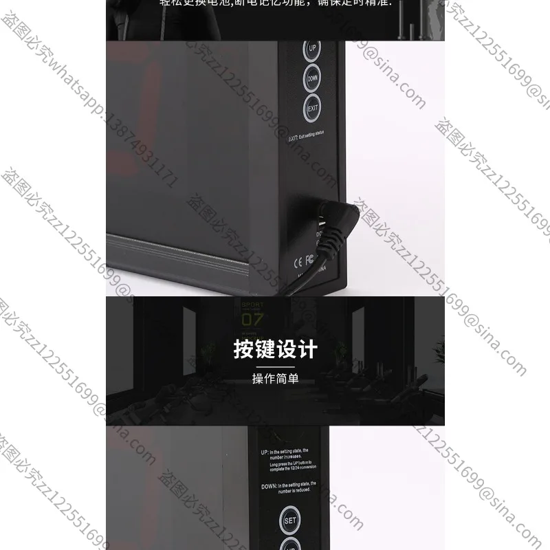 

Подходит для многофункционального светодиодного таймера обратного отсчета, 4-дюймового цифрового таймера для конференций, электронного будильника