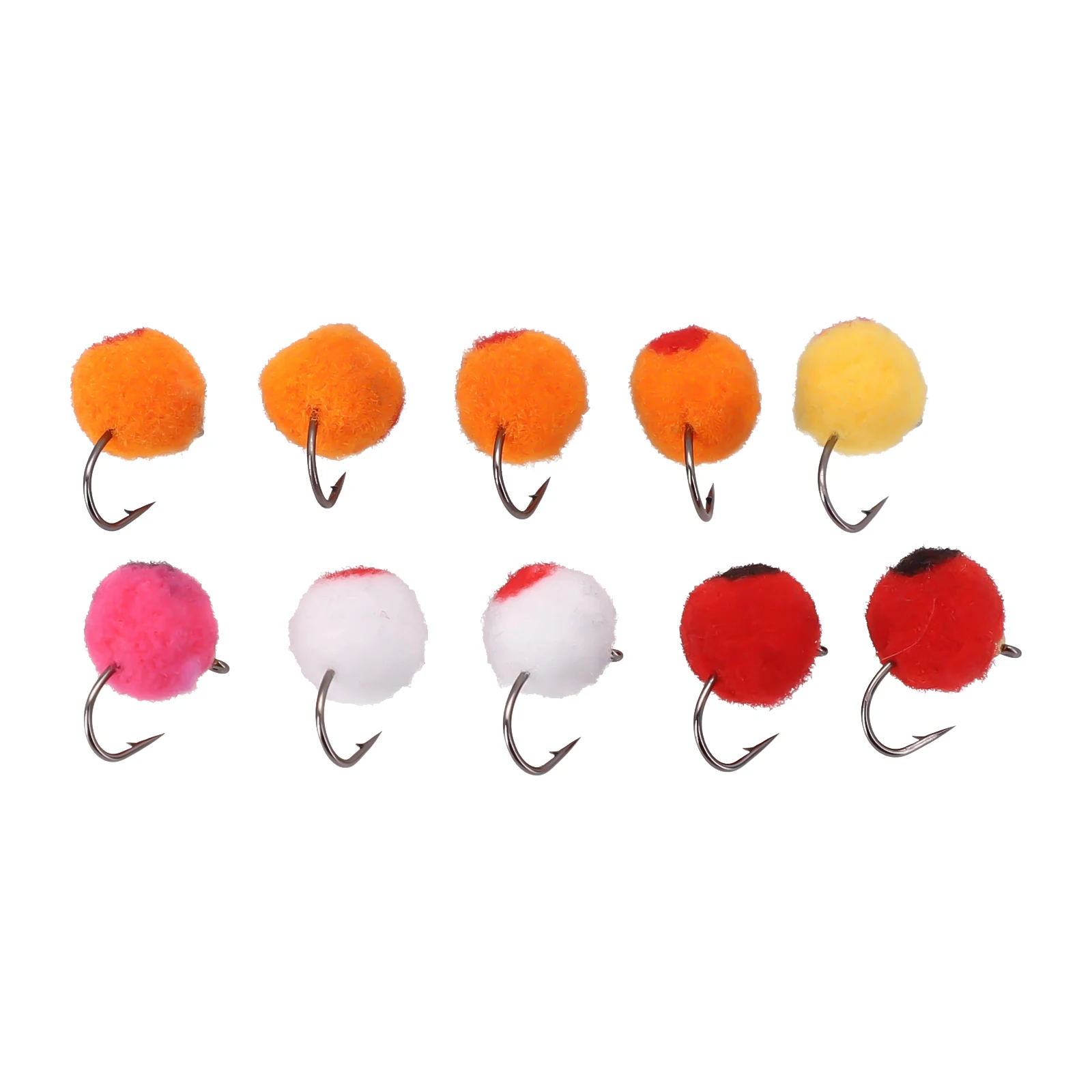 Brass Bead Egg Imitation Steelhead Fly Juicy Egg Imitation Sink Salmon Bead Head Brass Bead Tips Steelhead Egg