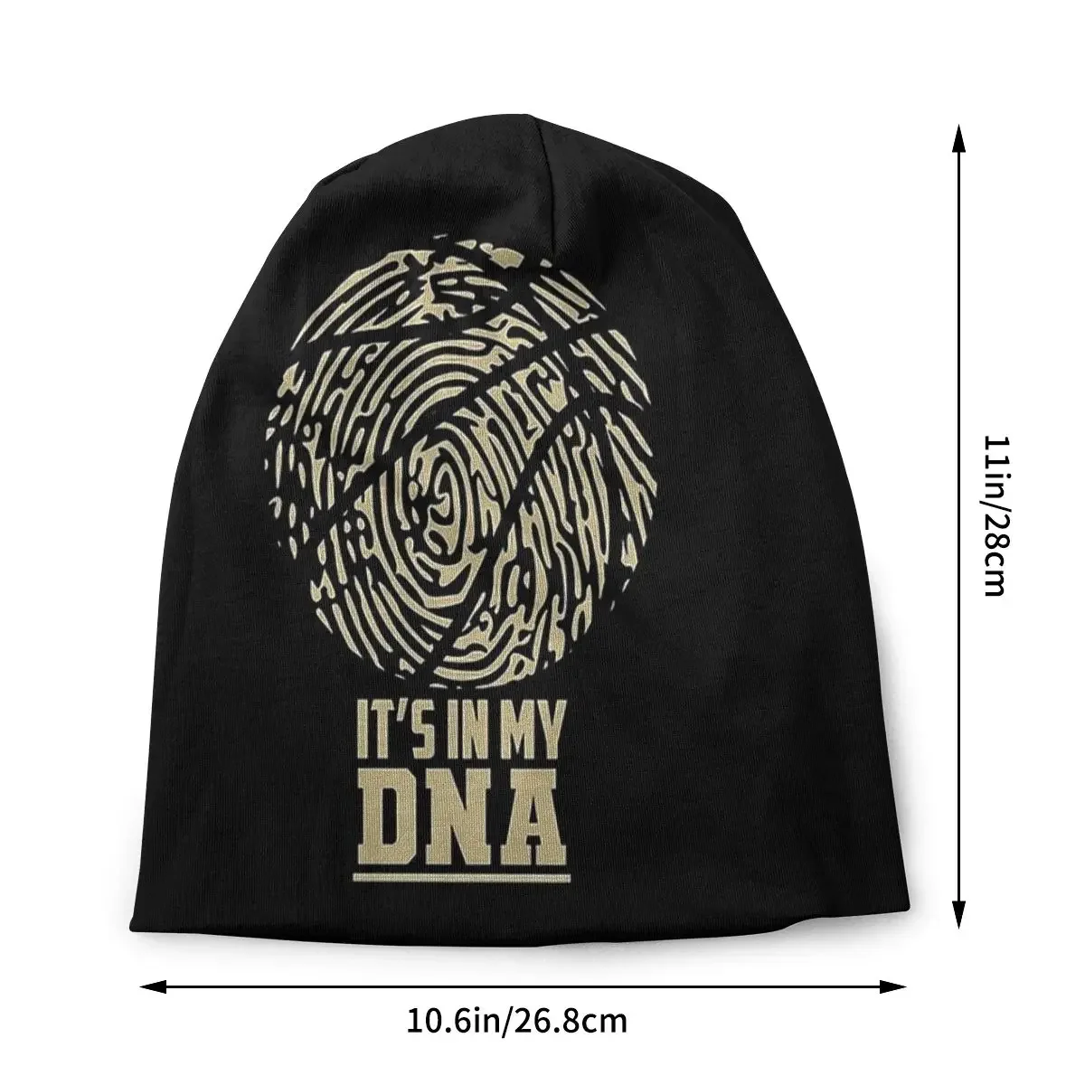 It Is In My DNA Men Women's Beanie Hats Playing Basketball Cool Knitted Hat Hip Hop Earmuff Bonnet Street Skullies Beanies