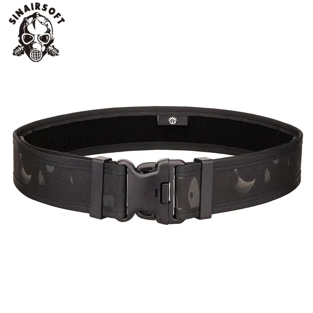 

Molle Tactical Belt Nylon Waist Belt With Double Buckle Adjustable Heavy Duty Training Waist Belt Hunting Accessories
