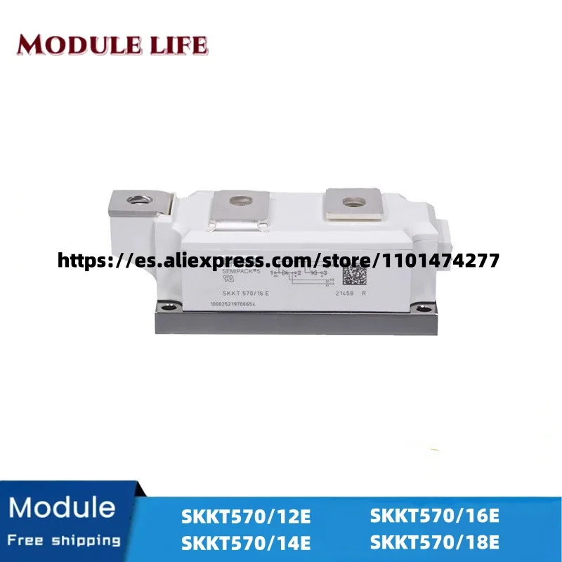 

SKKT570/12E, SKKT570/14E, SKKT570/16E, SKKT570/18E New IGBT module