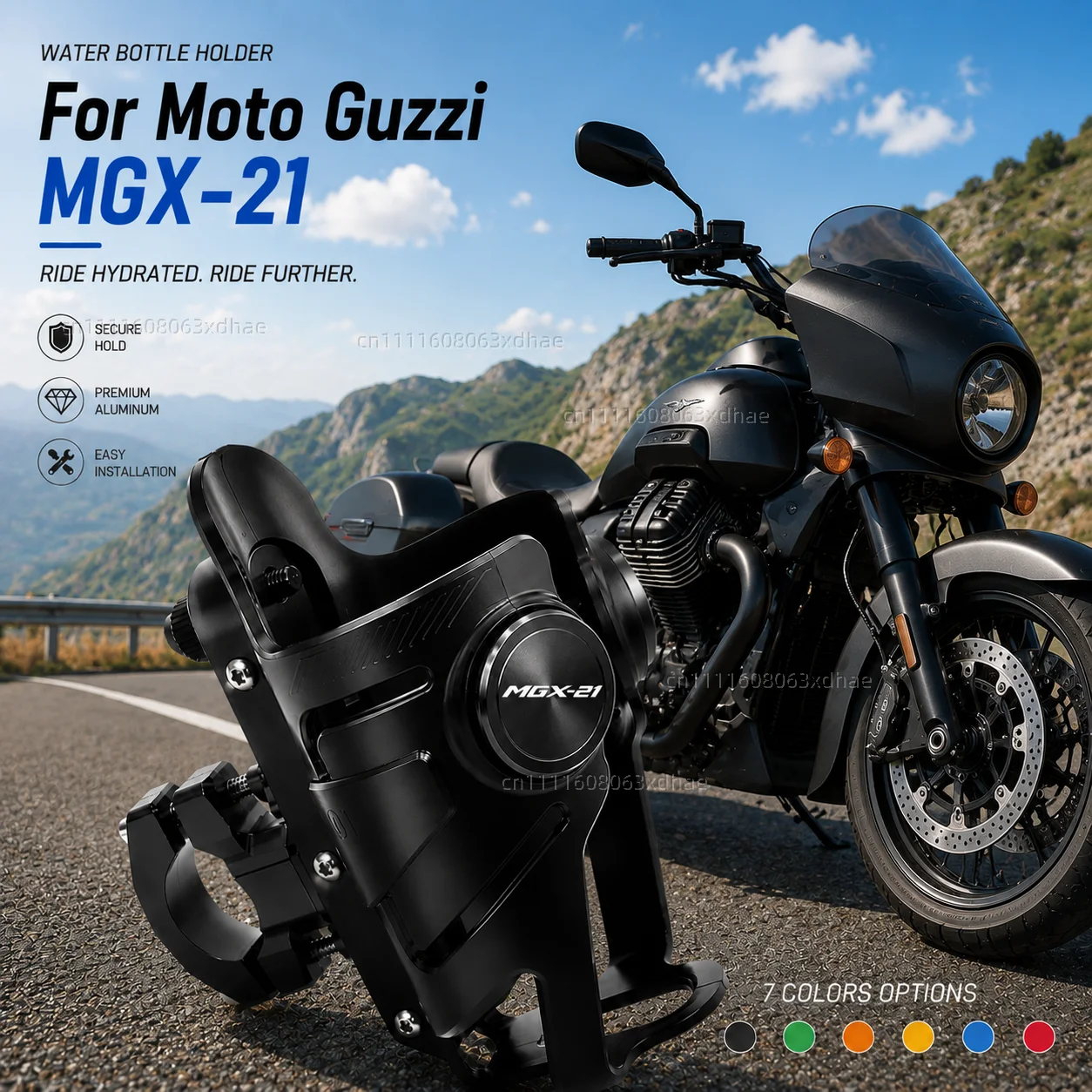 

Motorcycle Water Bottle Holder For Moto Guzzi MGX-21 2016-2020 Bagger Coffee Beverage Tea Cup Support Modification Accessories