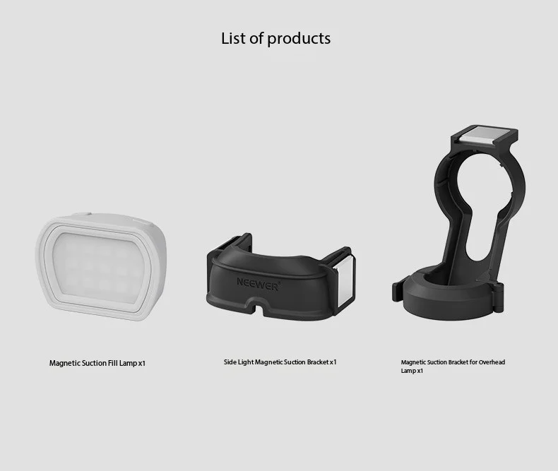 جديد لـ DJI Pocket 3 ملء الضوء المغناطيسي ضوء ملحقات الكاميرا الرياضية 2800K-6500K 2W الإضاءة المحمولة M21