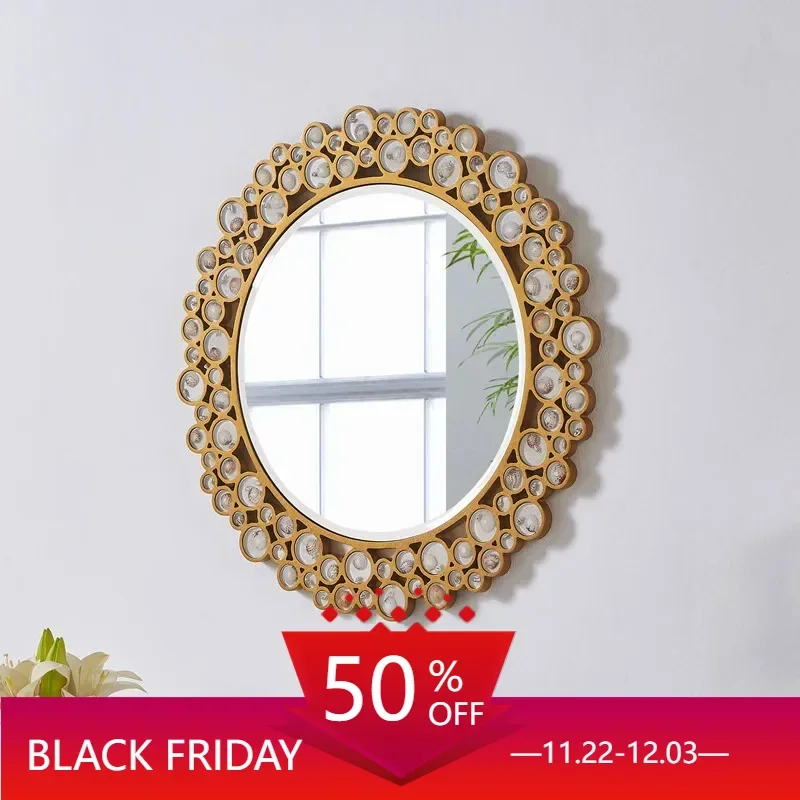 Shower Mirror Living Room Bathroom Based Vanity Mirror Aesthetic Shower Vintage Spiegel Living Room Furniture GY50DM