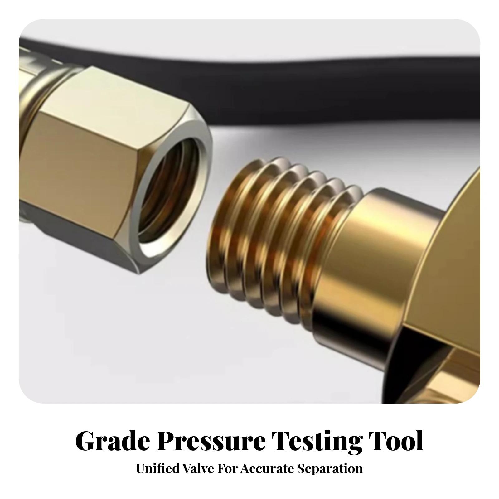 Manual Pressure Test Pump with Pressure Gauge Hand-Operated Manual Hydrostatic Test Pump with Flexible Hose for Plumbers